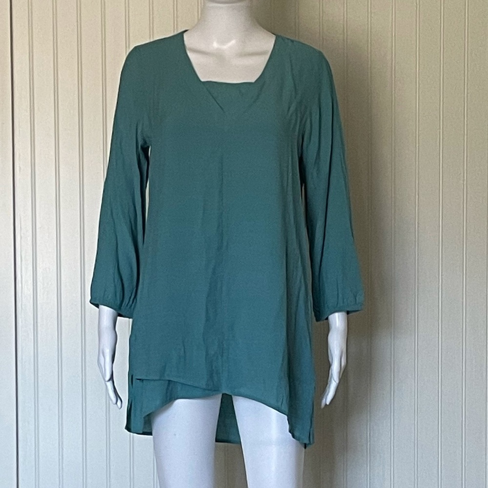 St. John’s Bay Teal Tunic Blouse